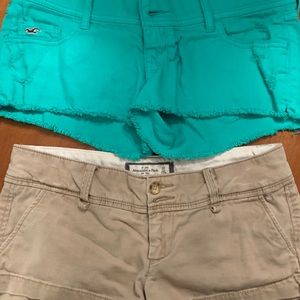 Abercrombie and Hollister shorts